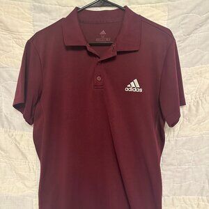 Adidas Climalite Polo Burgundy